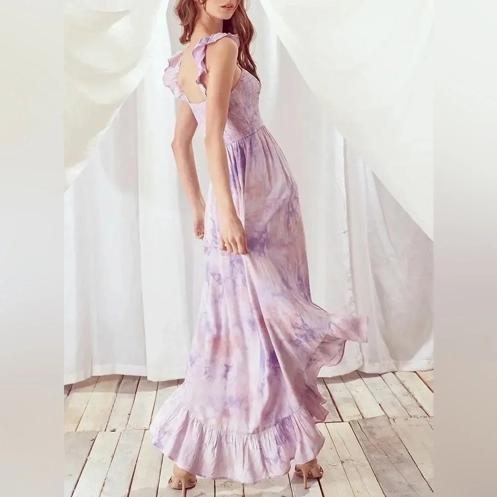 Tie-Dye High-Low Dress - Picture 3 of 6